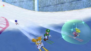 Immagine -10 del gioco Mario & Sonic ai Giochi Olimpici Invernali per Nintendo Wii